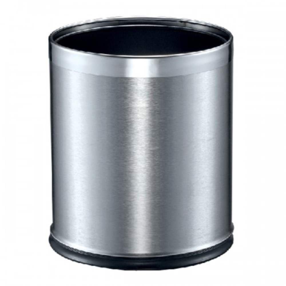 Stainless Steel Round Waste Bin - Double Layer RB-083/SS